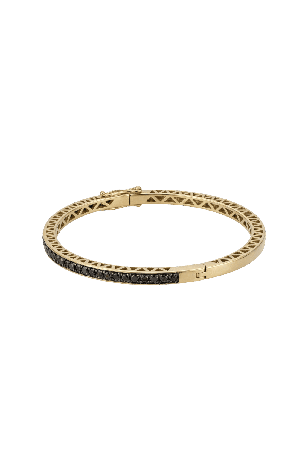 Pulseira em Ouro 18k com Brilhantes Negros